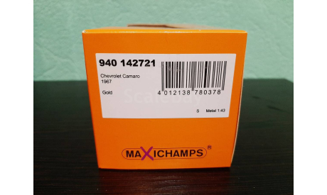 Chevrolet Camaro 1967, масштабная модель, Minichamps, scale43