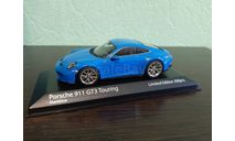 Porsche 911 (992) GT3 Touring 2021, масштабная модель, Minichamps, scale43