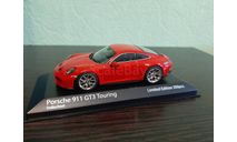 Porsche 911 (992) GT3 Touring 2021, масштабная модель, Minichamps, scale43