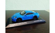 Porsche 911 (992) GT3 Touring 2021, масштабная модель, Minichamps, scale43