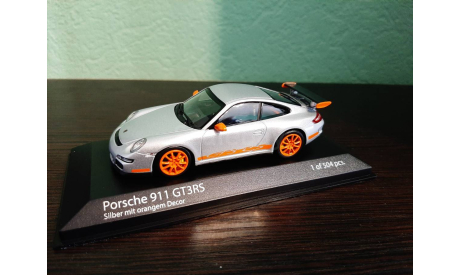 Porsche 911 (997.1) GT3 RS 2006, масштабная модель, Minichamps, scale43