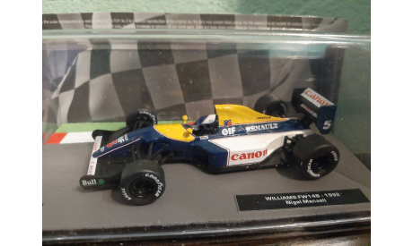 Williams FW14B 1992 Nigel Mansell, масштабная модель, Altaya F1, 1:43, 1/43