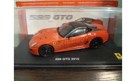 Ferrari 599 GTO 2010, масштабная модель, Altaya Supercars, scale43