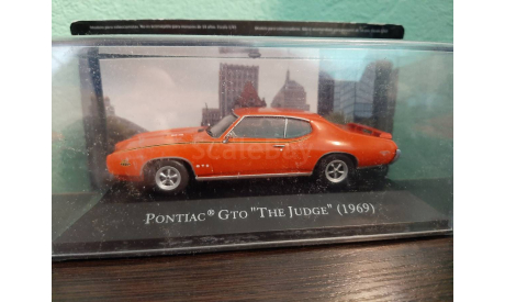 Pontiac GTO The Judge 1969, масштабная модель, Altaya Mexico, scale43
