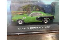 Plymouth Hemi Cuda 1971, масштабная модель, Altaya Mexico, scale43