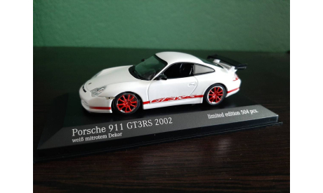 Porsche 911 (996) GT3 RS  2002, масштабная модель, Minichamps, 1:43, 1/43