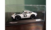 Porsche 911 (992) Dakar #19  2023, масштабная модель, Spark, scale43