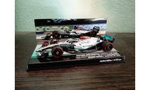 Mercedes-AMG F1 W13 #63 Бахрейн GP 2022 G. Russell, масштабная модель, Minichamps, scale43, Mercedes-Benz