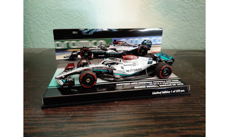 Mercedes-AMG F1 W13 #63 Бахрейн GP 2022 G. Russell, масштабная модель, Minichamps, scale43, Mercedes-Benz