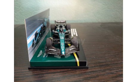 Aston Martin AMR23 #18 Бахрейн GP 2023 Lance Stroll, масштабная модель, Minichamps, scale43