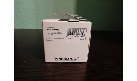 Porsche 911 GT3 R Team Ring Police 2019, масштабная модель, Minichamps, scale43