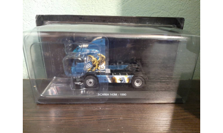 Scania 143M 1990, масштабная модель, Hachette, scale43
