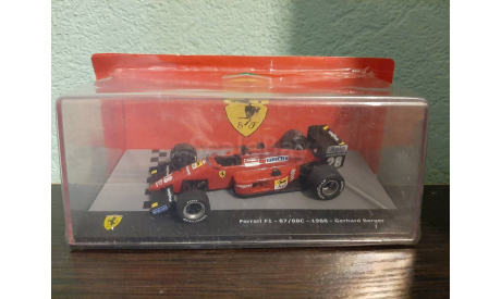 Ferrari F1-87/88C #28 1988 Gerhard Berger, масштабная модель, Altaya F1, scale43