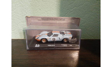 Ford GT40 Gulf #9 победитель 24h LeMans 1968, масштабная модель, Altaya Rally, 1:43, 1/43
