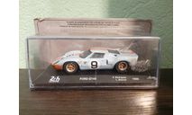 Ford GT40 Gulf #9 победитель 24h LeMans 1968, масштабная модель, Altaya Rally, 1:43, 1/43