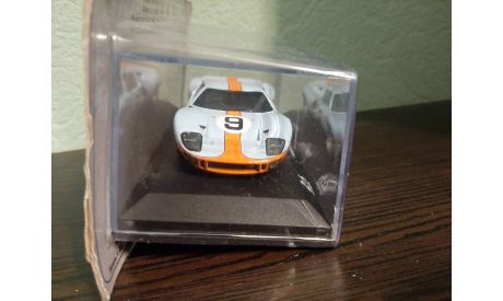 Ford GT40 Gulf #9 победитель 24h LeMans 1968, масштабная модель, Altaya Rally, 1:43, 1/43
