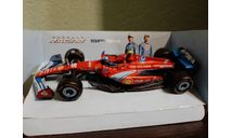 Ferrari SF-24 #55 2024 Carlos Sainz, масштабная модель, BBurago, scale43