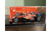 Ferrari SF-24 #16 3-й Майами 2024 Charles Leclerc, масштабная модель, Burago Signature, scale43