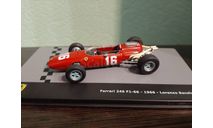 Ferrari 246 F1-66 #16 1966 Lorenzo Bandini, масштабная модель, Altaya F1, scale43