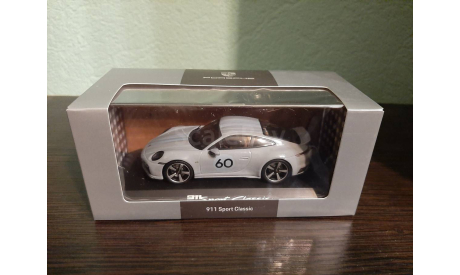 Porsche 911 (992) Sport Classic 2022, масштабная модель, Spark, scale43