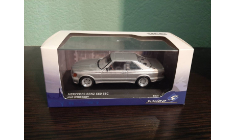 Mercedes 560 SEC C126 AMG Widebody, масштабная модель, Solido, scale43, Mercedes-Benz