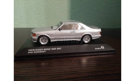 Mercedes 560 SEC C126 AMG Widebody, масштабная модель, Solido, scale43, Mercedes-Benz