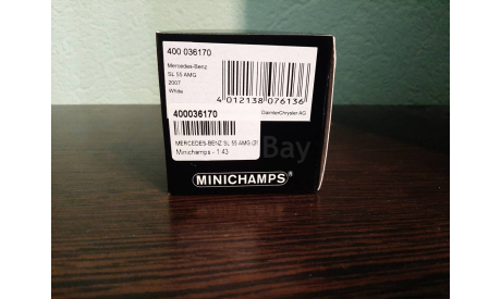 Mercedes-Benz SL 55 AMG (2006), масштабная модель, Minichamps, scale43