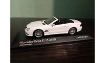 Mercedes-Benz SL 55 AMG (2006), масштабная модель, Minichamps, scale43