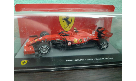 Ferrari SF1000 #16 2020 Charles Leclerc, масштабная модель, Altaya F1, scale43