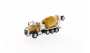 CAT CT660 McNeilus Bridgemaster Concrete Mixer, масштабная модель трактора, Caterpillar, Diecast Masters, scale64