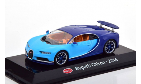 Bugatti Chiron 2016, масштабная модель, Altaya Supercars, scale43