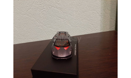 Lamborghini Sesto Elemento 2010  carbon-grey/red, масштабная модель, Autoart, 1:43, 1/43
