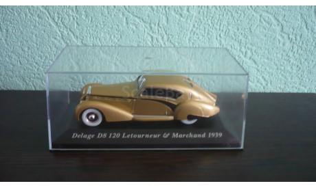 Delage D8 120 Letourneur*Marchand 1939, масштабная модель, Altaya, Museum Series (музейная серия), scale43