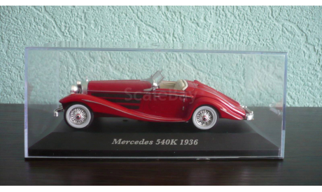 Mercedes-Benz 540K 1936, масштабная модель, Altaya, Museum Series (музейная серия), scale43
