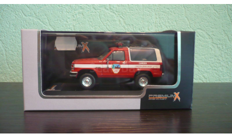 Ford Bronco 1990 Fire Department, масштабная модель, Premium X, 1:43, 1/43