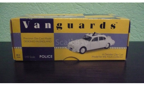 Jaguar Mk2 Cheshire Police, масштабная модель, Vanguards, 1:43, 1/43