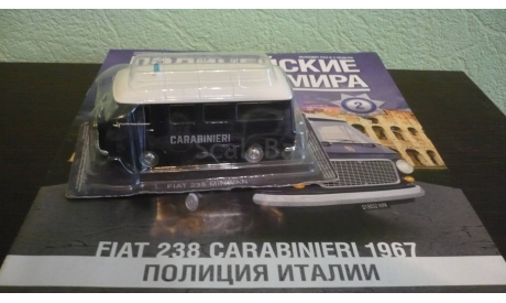 Полицейские Машины Мира №2 Fiat 238, журнальная серия Полицейские машины мира (DeAgostini), Полицейские машины мира, Deagostini, 1:43, 1/43