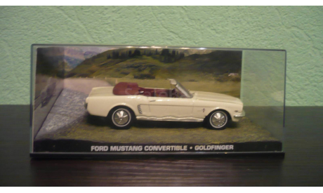 Ford Mustang Convertible ’Goldfinger’, масштабная модель, The James Bond Car Collection (Автомобили Джеймса Бонда), scale43