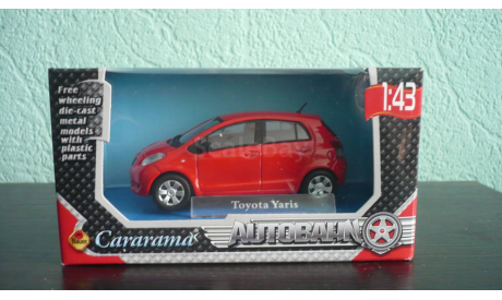 Toyota Yaris, масштабная модель, Bauer/Cararama/Hongwell, scale43