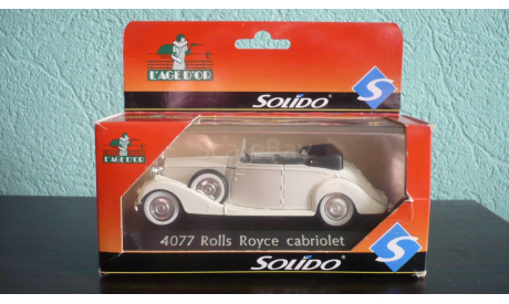 Rolls Royce cabriolet, масштабная модель, Rolls-Royce, Solido, 1:43, 1/43