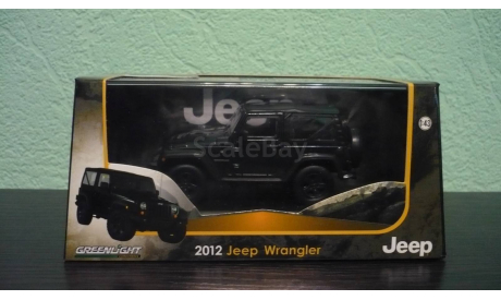 Jeep wrangler 2012, масштабная модель, Greenlight Collectibles, 1:43, 1/43