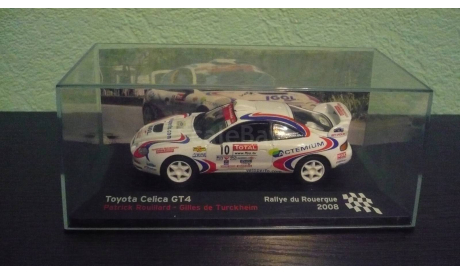 Toyota Celica GT4 2008, масштабная модель, Altaya Rally, scale43