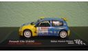 Renault Clio S1600 2006, масштабная модель, Altaya Rally, scale43