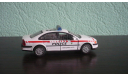 Volvo S80 Полиция Police Ранняя Cararama. Двери открываются., масштабная модель, Bauer/Cararama/Hongwell, scale43