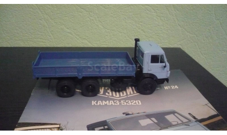 КамАЗ-5320, журнальная серия Автолегенды СССР (DeAgostini), Автолегенды СССР журнал от DeAgostini, 1:43, 1/43
