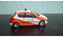 Peugeot 206 Пожарная служба., масштабная модель, Bauer/Cararama/Hongwell, 1:43, 1/43