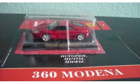 Ferrari Collection №1  Ferrari 360 Modena, журнальная серия Ferrari Collection (GeFabbri), Ferrari Collection (Ge Fabbri), scale43