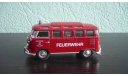 Volkswagen Transporter T1 Feuerwehr 1962, масштабная модель, Signature, scale43