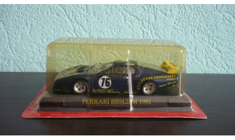 Ferrari BB 512 LM #76 24h LeMans 1981, масштабная модель, Ferrari Collection (Ge Fabbri), 1:43, 1/43