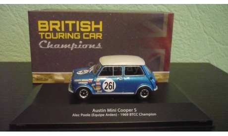 Austin Mini Cooper S  Rally  BTCC champion 1969, масштабная модель, Atlas, 1:43, 1/43